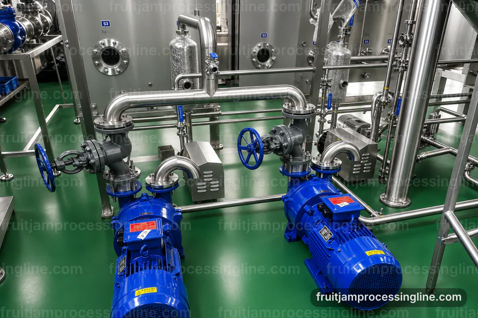 industrial fruit jam processing line, selection criteria: batch mixing with controlled concentration section operating stage
