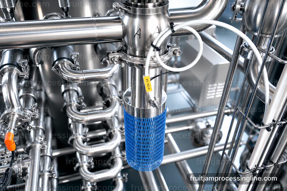 industrial fruit jam processing line, operating principle: vacuum jam cooker operating stage